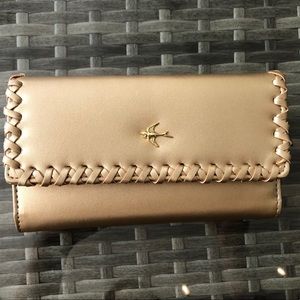 ✨Gold Whipstitch Wallet Checkbook NWOT